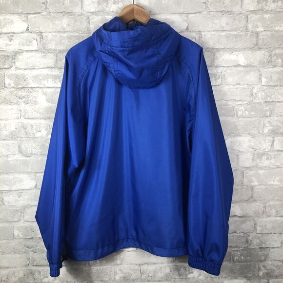 Vtg Obermeyer Caribou Anorak Jacket Pullover Jacket Small Blue Light Weight - Picture 2 of 12